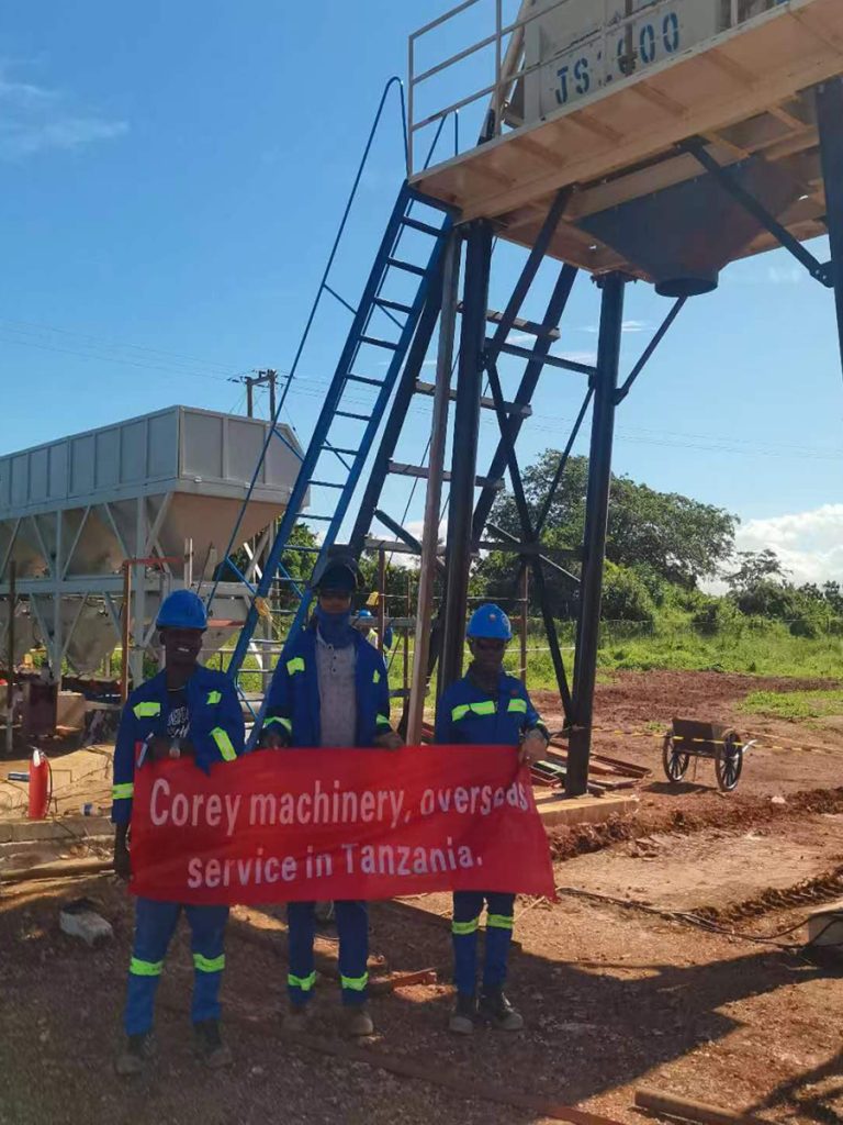 HZS50 Concrete Mixing Plant Revolutionizes Construction in the Tanzania!